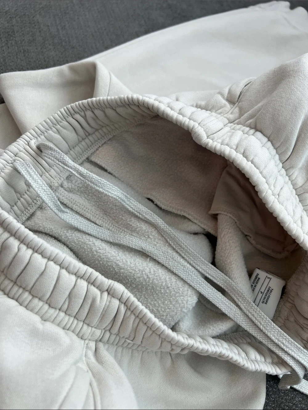 Nike Men's Off-White Sweatpants with Logo
